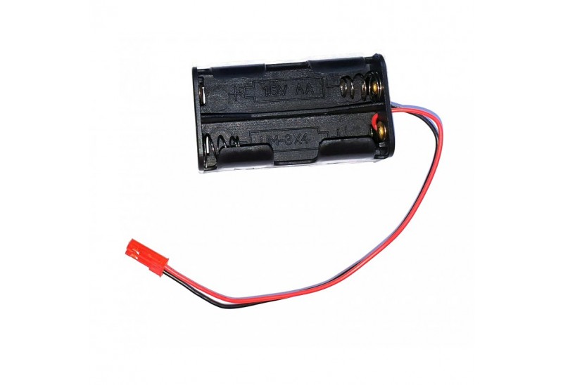 Porte pile réception 4 x AA RX Pack récepteur RC prise type Servo 