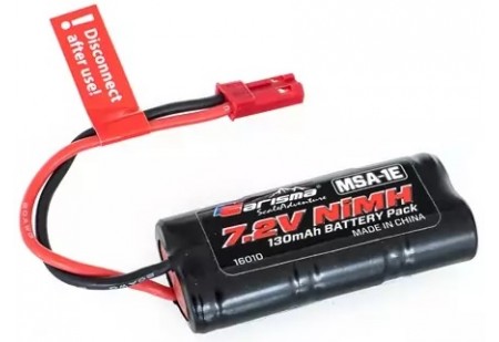 Lot de deux batteries Absima Ni-Mh 3000mAh 7,2V + chargeur