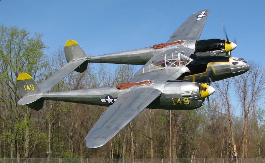 Avion P-38 Lightning - Guillows ref: S0282001 - PB Modélisme