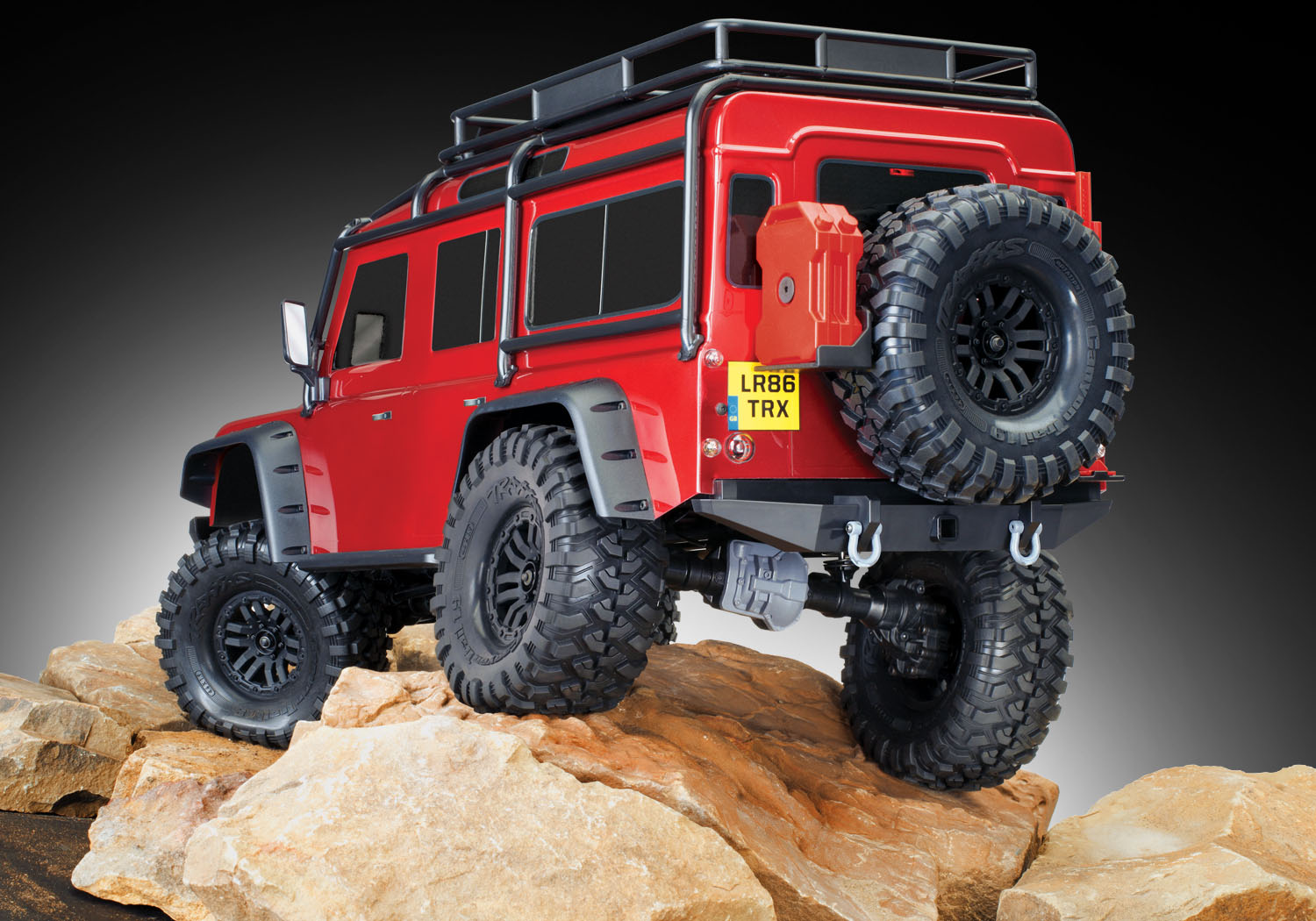 TRX4M Land Rover Defender レッド TRX4M Land Rover Defender Crawler 1/18e rouge RTR 97054-1