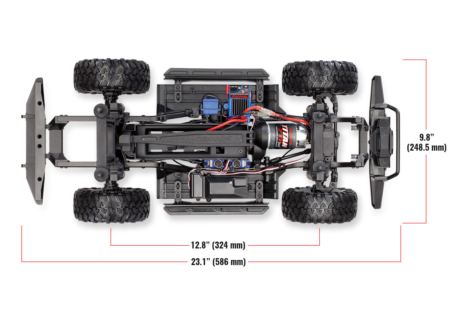 Carrosserie TRX-4 Land Rover Defender Rouge De Traxxas - Référence 8050-RED, Neuve